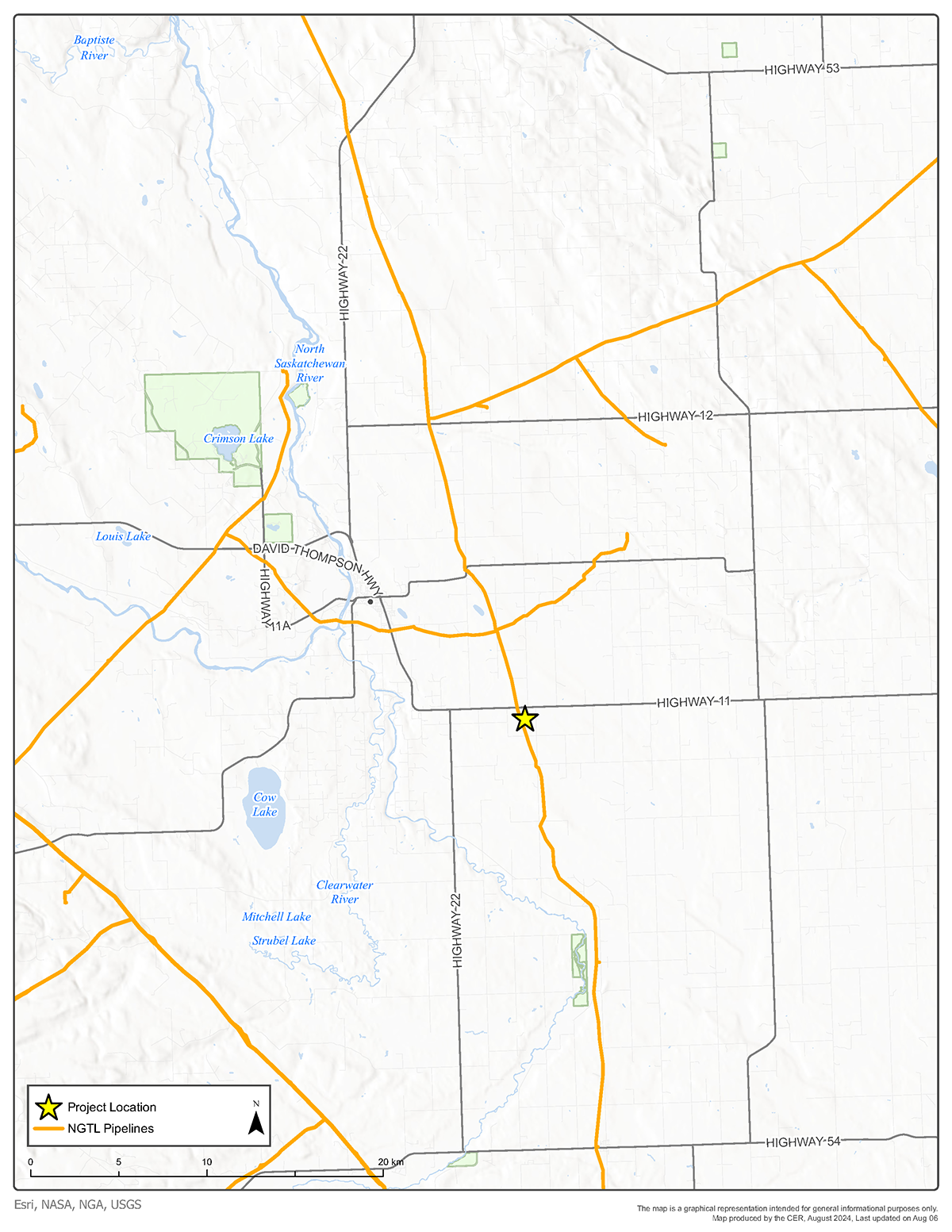 NGTL GP Ltd. – Codner South Receipt Meter Station Project Map