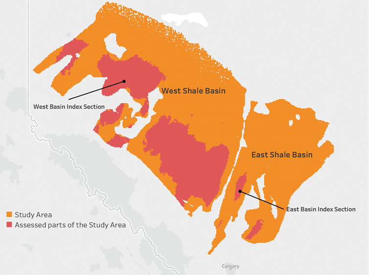 Figure B1 – Duvernay Shale Study Area