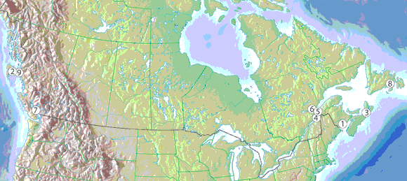 Figure 4.1 - Canadian LNG Projects