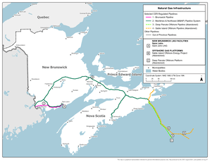 Figure 4: Natural Gas Infrastructure Map