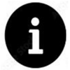 Icône – Lettre « i » en blanc à l’intérieur d’un cercle noir illustrant les ressources en matière d’information