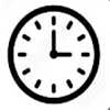 Icône – Horloge représentant les ressources en matière de temps 